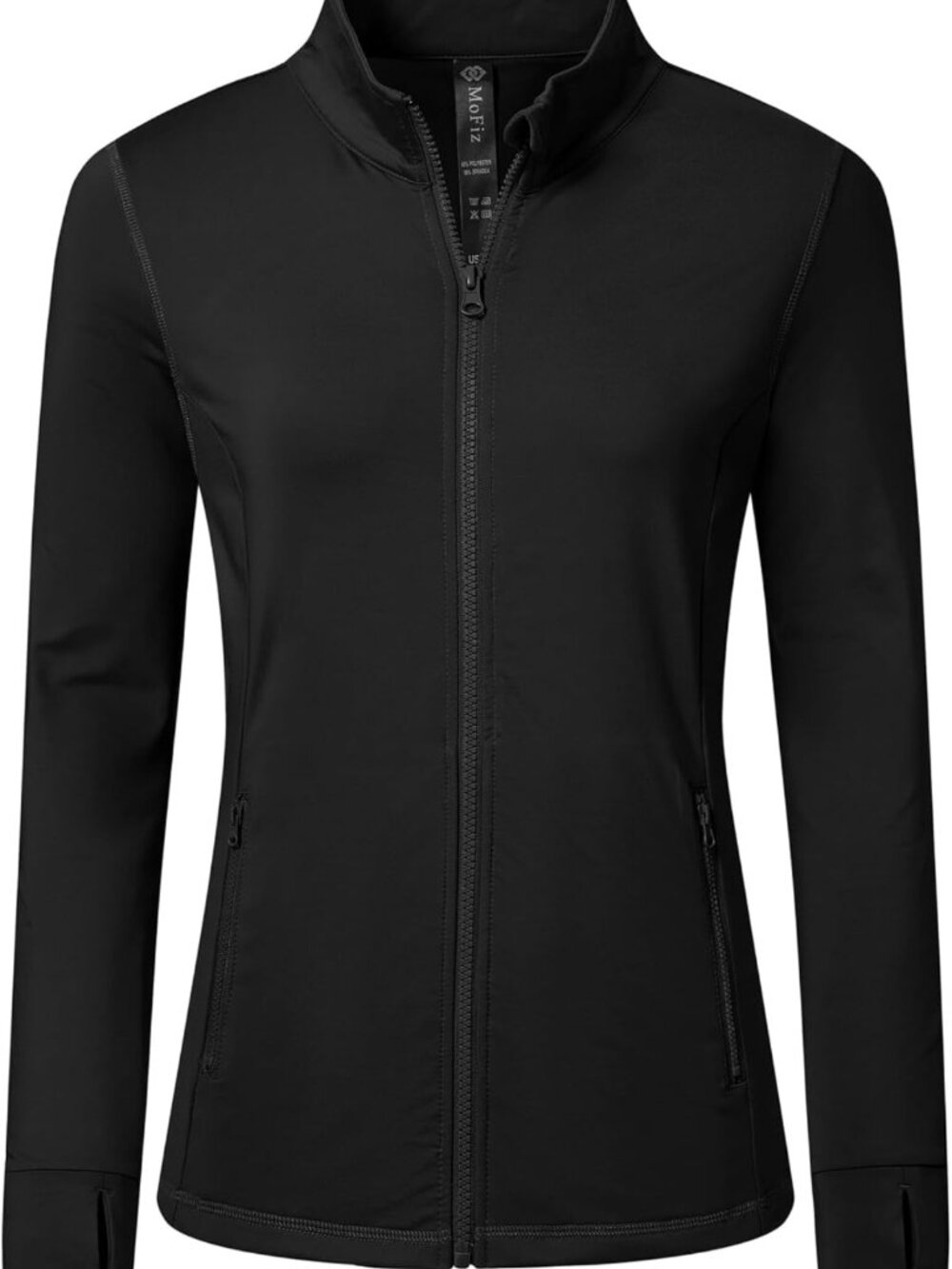 Women's Athletic Running Jacket - UPF 50+ Fleece Sports Outdoor Top, Lightweight